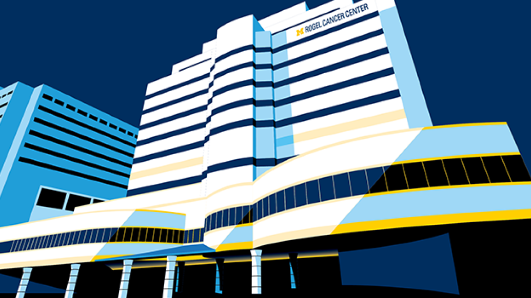 Rogel Cancer Center illustration