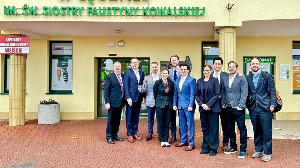 Team Smiling Suits Polish Hospital