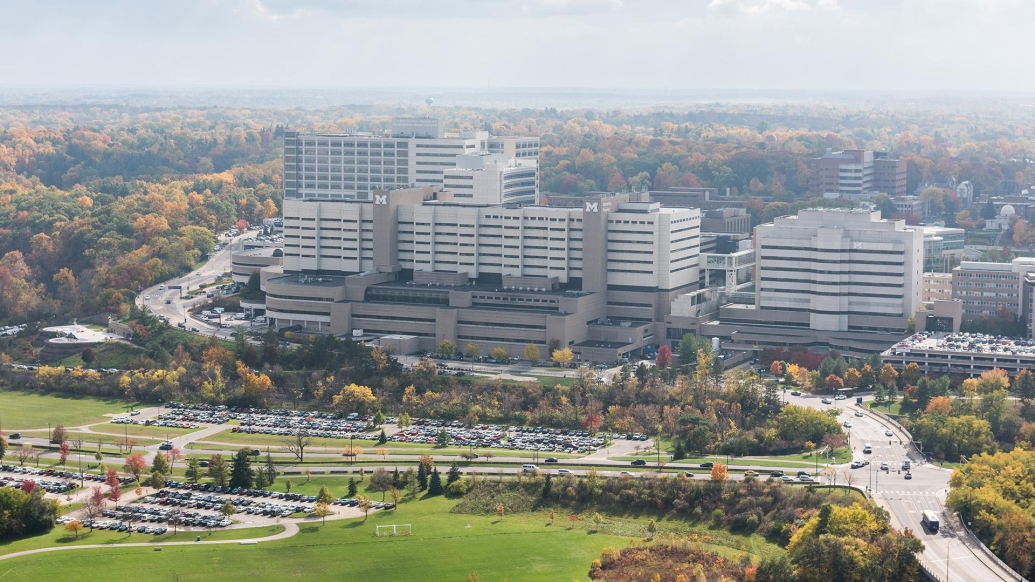 medical campus aerial