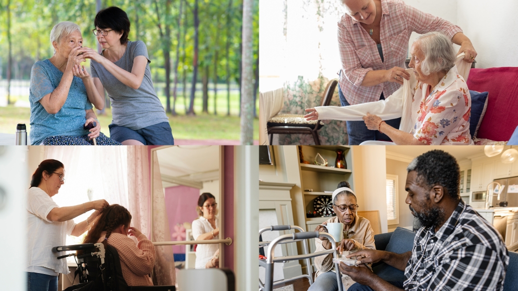 Four examples of caregiving 