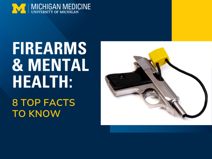 Firearms and mental health