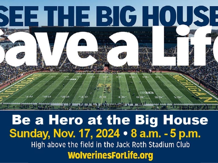 Be a Hero at the Big House