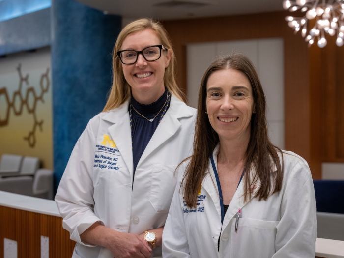 The Weiser Family Center for Breast Cancer will be co-led by Melissa Pilewskie, M.D., clinical associate professor of surgery, and Monika Burness, M.D., assistant professor of internal medicine, ensuring multidisciplinary care for all patients.  