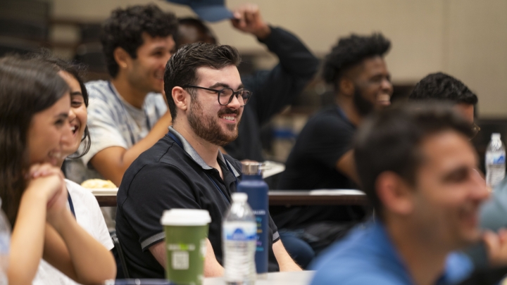 Medical Students sitting in a lecture hall